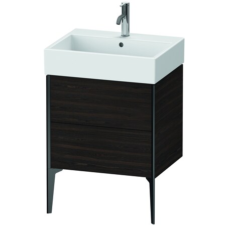 Duravit Xviu Floor Standing Vanity Unit Brushed Walnut XV45340B269